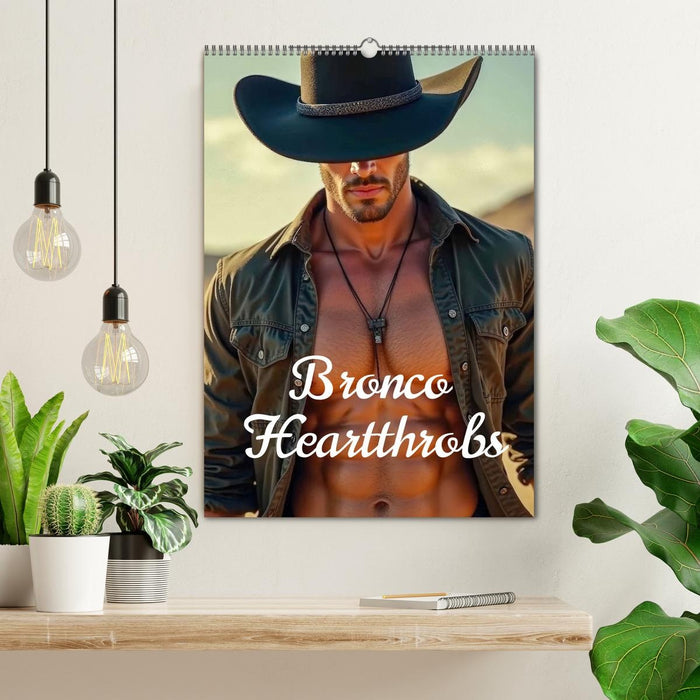Bronco Heartthrobs (CALVENDO Monthly Calendar 2026)