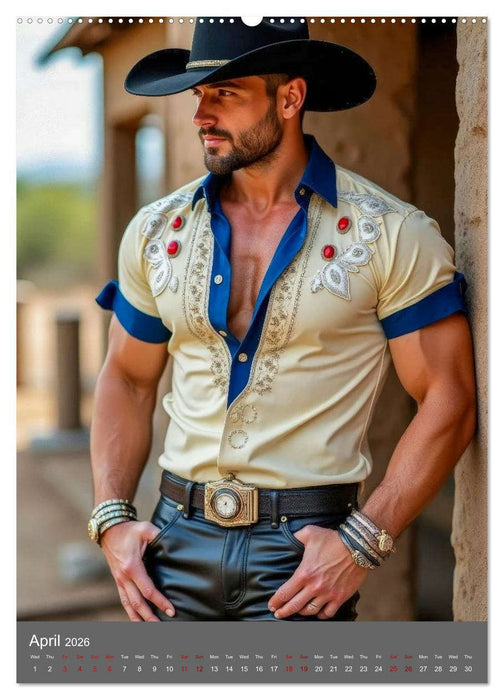 Bronco Heartthrobs (CALVENDO Monthly Calendar 2026)