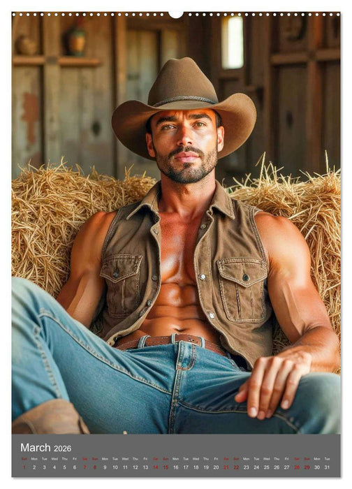 Bronco Heartthrobs (CALVENDO Premium-Calendar 2026)