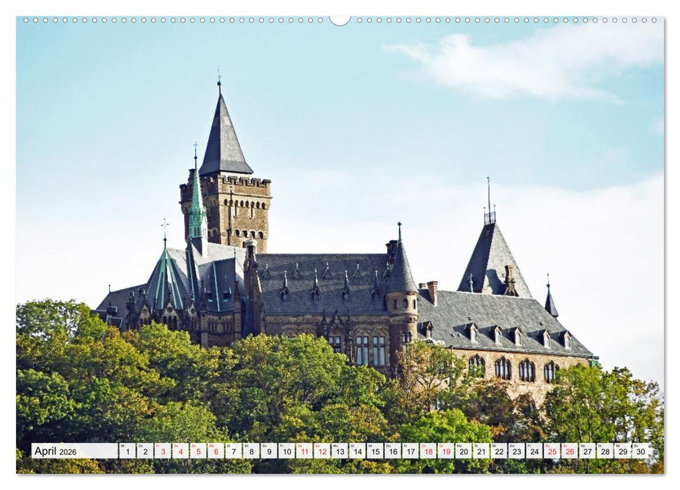 Wernigerode, die wunderschöne Stadt im Harz (CALVENDO Wandkalender 2026)