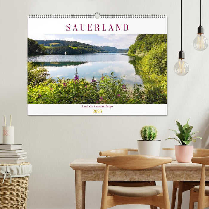 Sauerland - Land der tausend Berge (CALVENDO Wandkalender 2026)