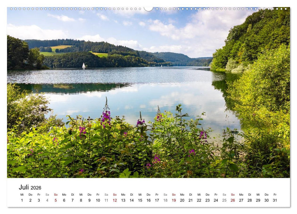 Sauerland - Land der tausend Berge (CALVENDO Premium Wandkalender 2026)