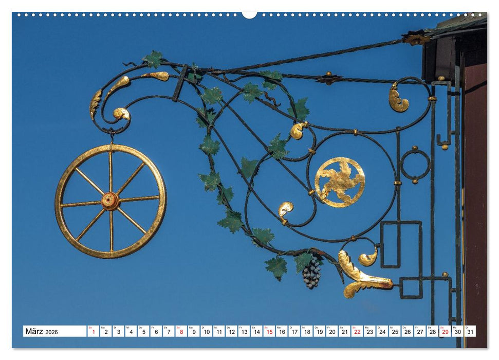 Dekorative Nasenschilder (CALVENDO Wandkalender 2026)