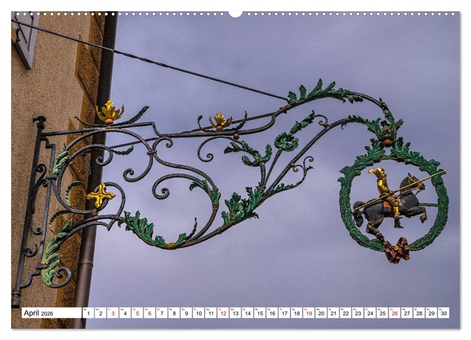 Dekorative Nasenschilder (CALVENDO Wandkalender 2026)