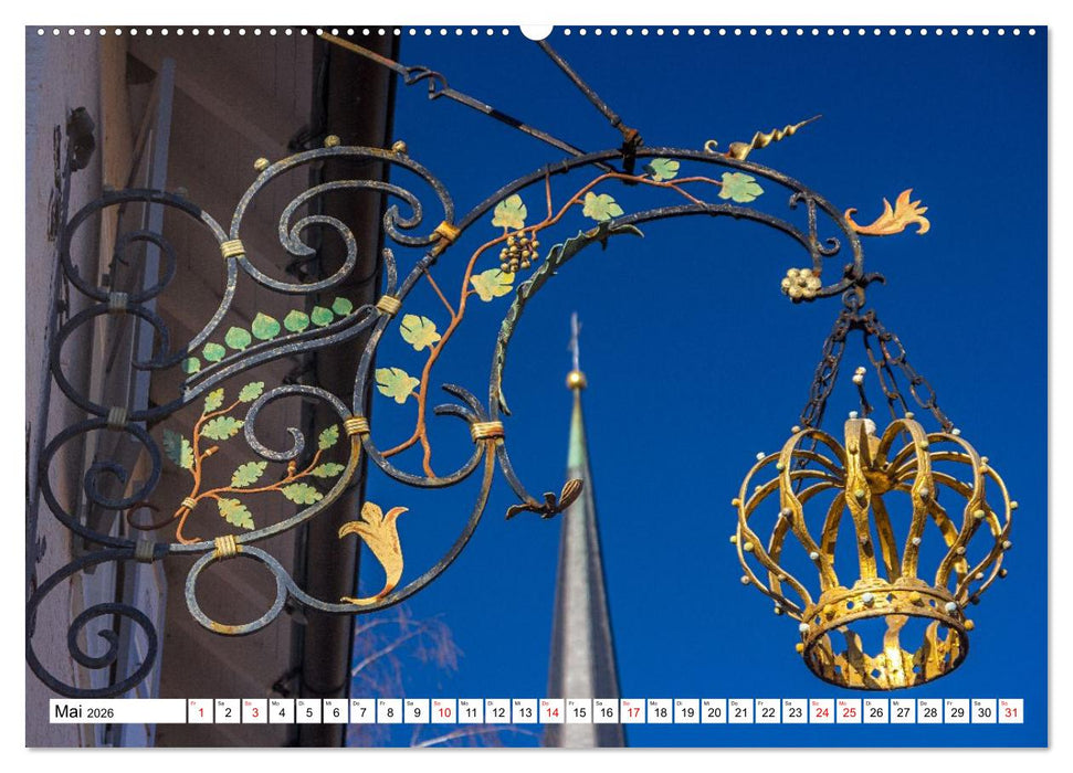 Dekorative Nasenschilder (CALVENDO Wandkalender 2026)