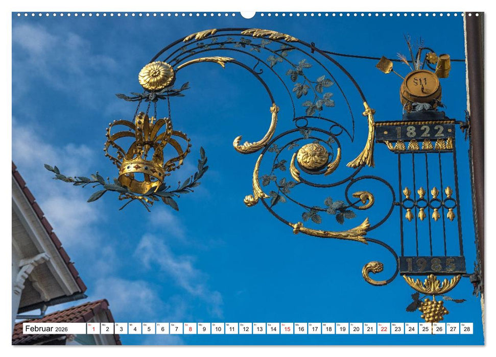 Dekorative Nasenschilder (CALVENDO Premium Wandkalender 2026)