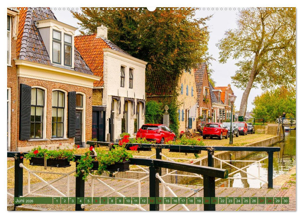 Ein Blick auf Franeker in Friesland (CALVENDO Premium Wandkalender 2026)