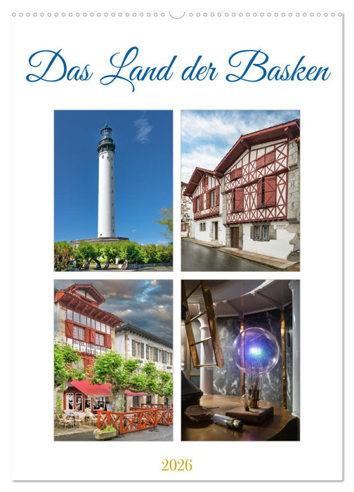 Das Land der Basken (CALVENDO Wandkalender 2026)