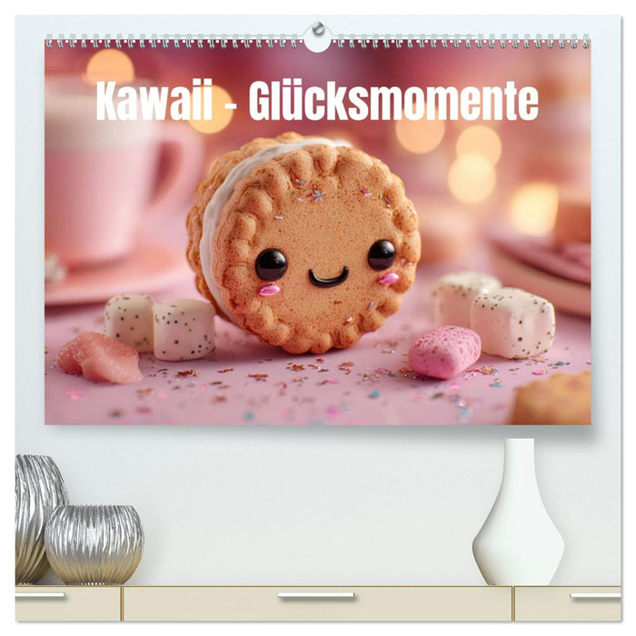 Kawaii-Glücksmomente (CALVENDO Premium Wandkalender 2026)