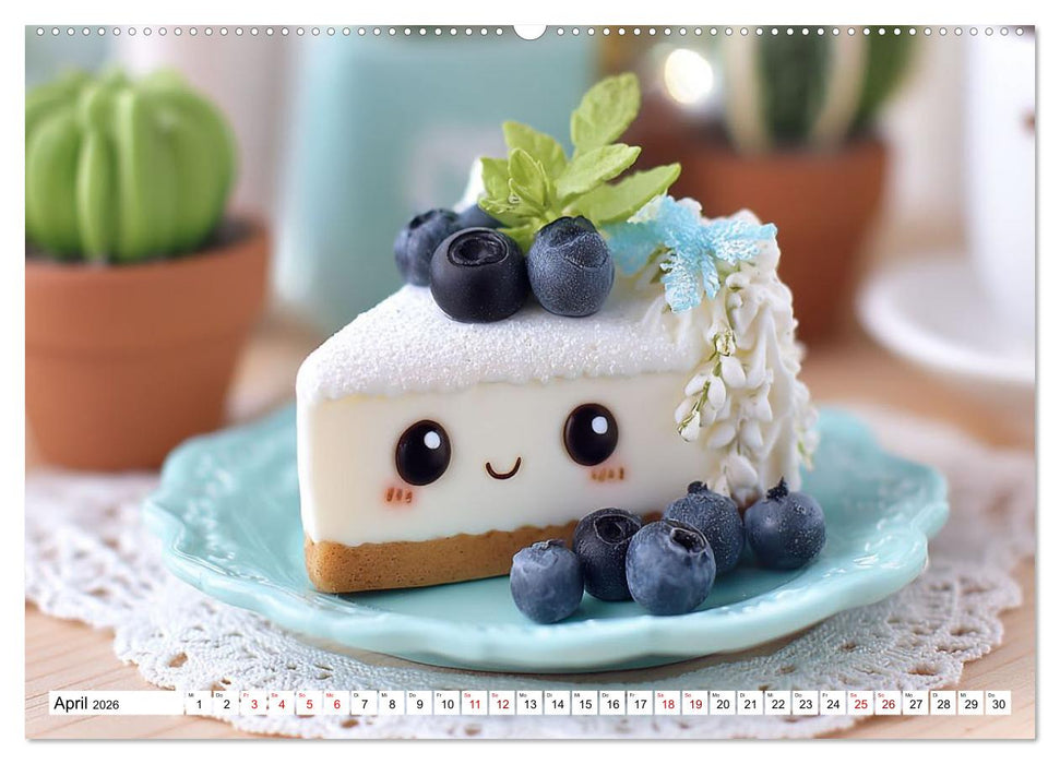 Kawaii-Glücksmomente (CALVENDO Premium Wandkalender 2026)