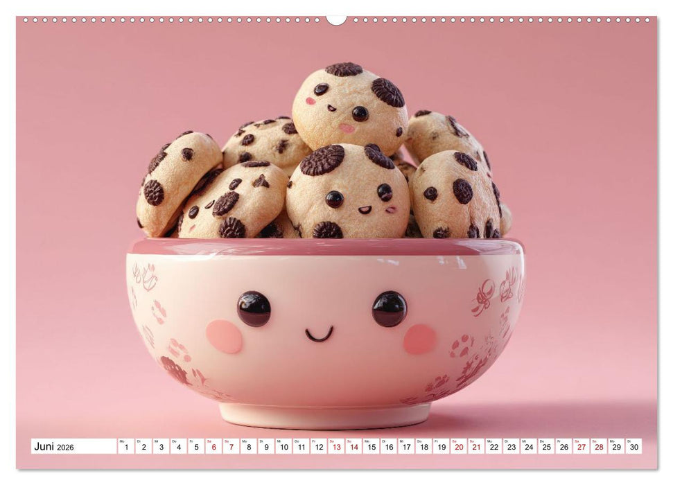 Kawaii-Glücksmomente (CALVENDO Premium Wandkalender 2026)