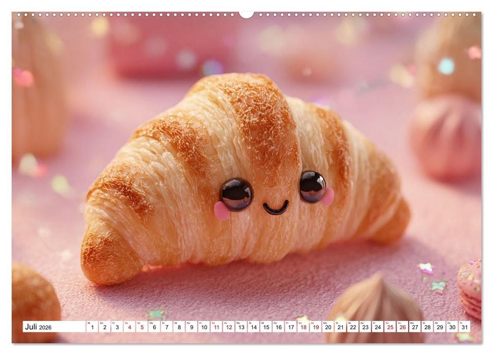 Kawaii-Glücksmomente (CALVENDO Premium Wandkalender 2026)