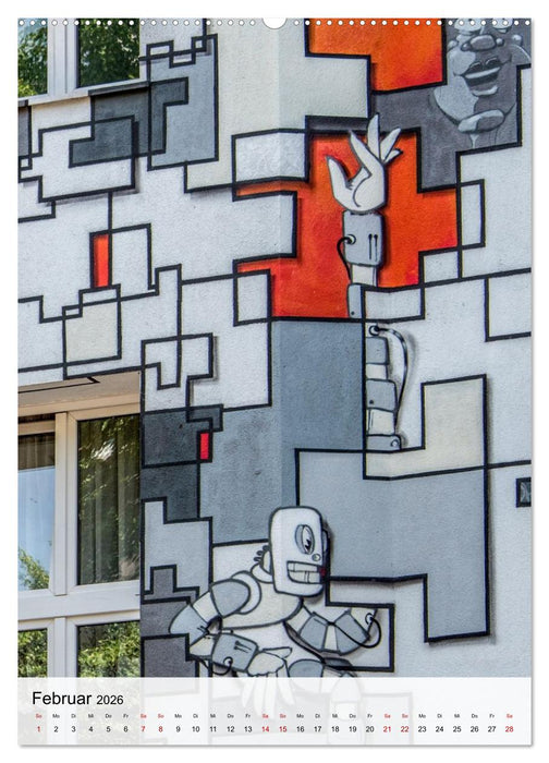 Fasadenmalerei (CALVENDO Wandkalender 2026)