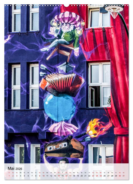 Fasadenmalerei (CALVENDO Wandkalender 2026)