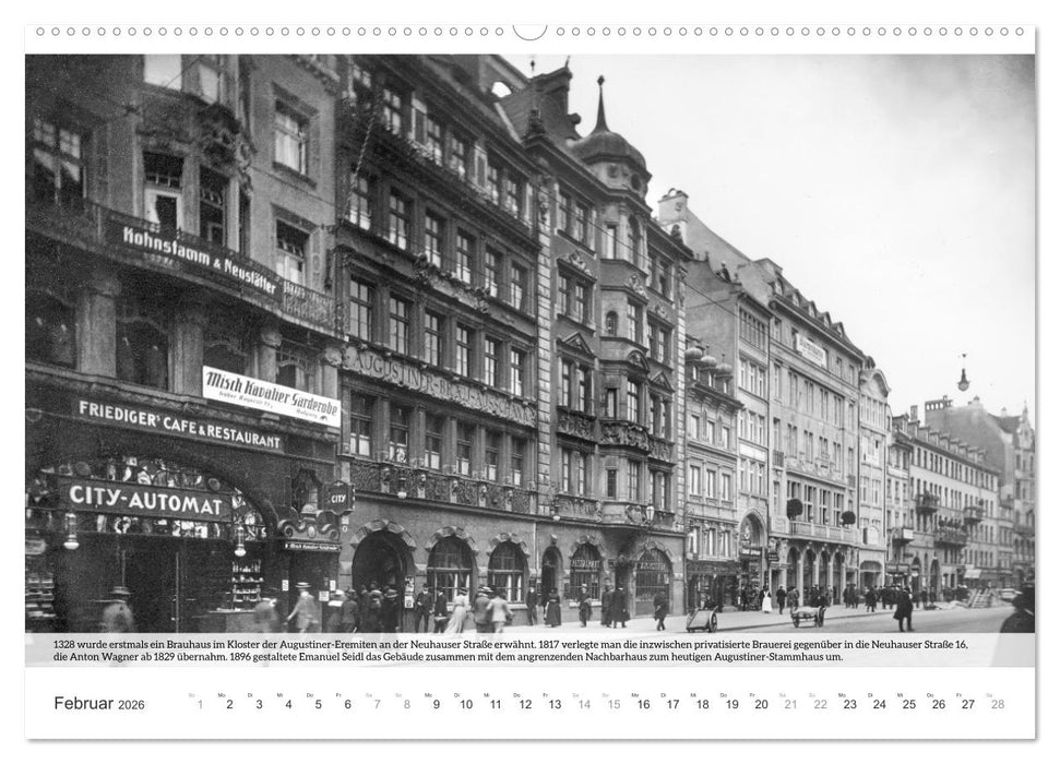 Historisches München - Alte Münchner Brauereien, Brauhäuser und Bierpaläste (CALVENDO Wandkalender 2026)