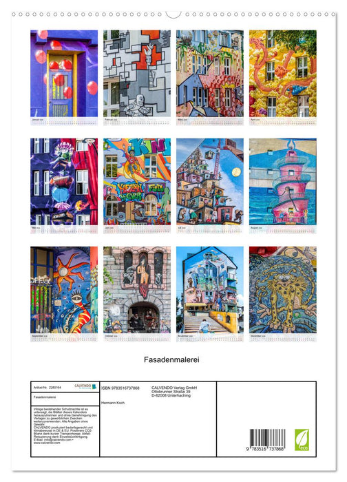 Fasadenmalerei (CALVENDO Premium Wandkalender 2026)