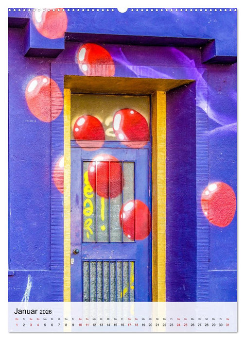 Fasadenmalerei (CALVENDO Premium Wandkalender 2026)