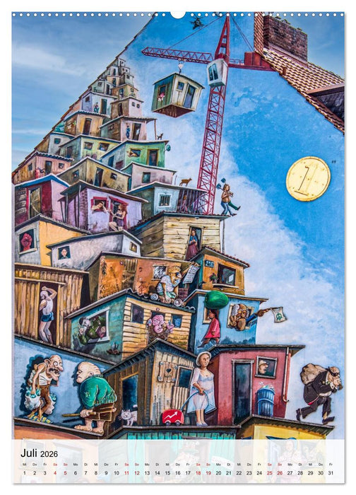 Fasadenmalerei (CALVENDO Premium Wandkalender 2026)