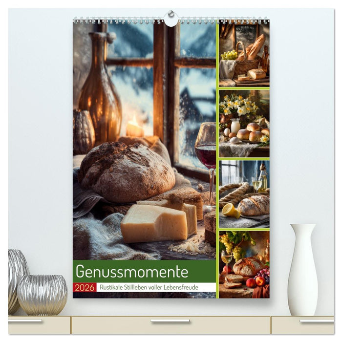 Genussmomente (CALVENDO Premium Wandkalender 2026)