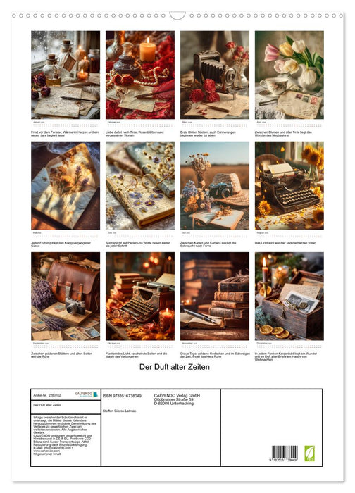 Der Duft alter Zeiten (CALVENDO Wandkalender 2026)