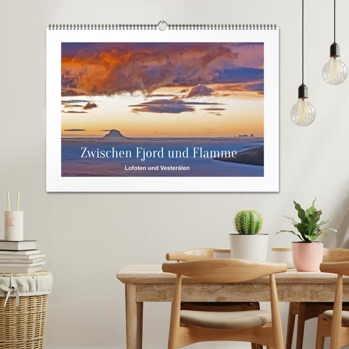 Zwischen Fjord und Flamme (CALVENDO Wandkalender 2026)