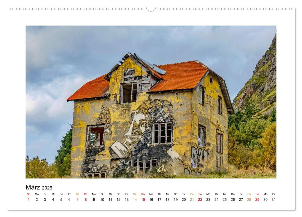 Zwischen Fjord und Flamme (CALVENDO Wandkalender 2026)