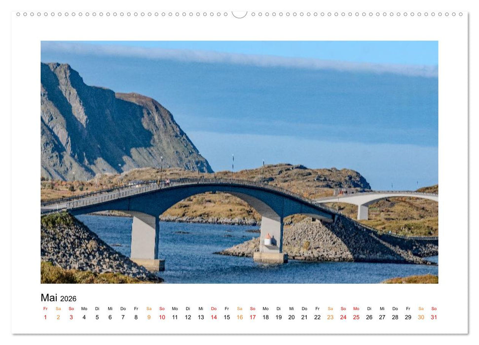 Zwischen Fjord und Flamme (CALVENDO Wandkalender 2026)