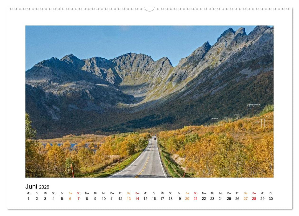 Zwischen Fjord und Flamme (CALVENDO Premium Wandkalender 2026)