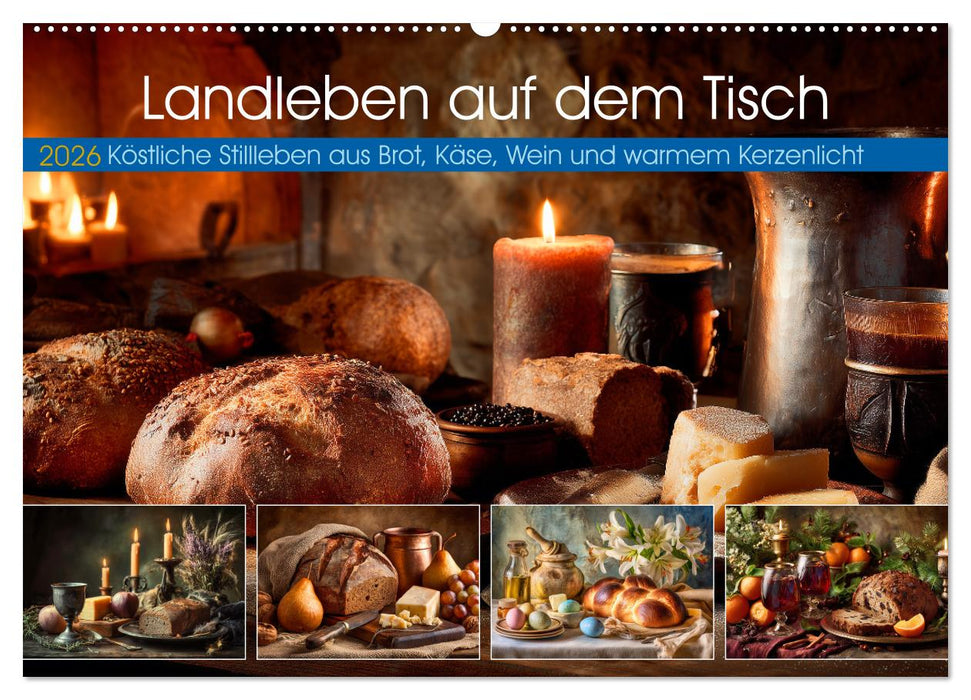 Landleben auf dem Tisch (CALVENDO Wandkalender 2026)