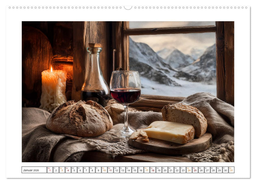 Landleben auf dem Tisch (CALVENDO Premium Wandkalender 2026)
