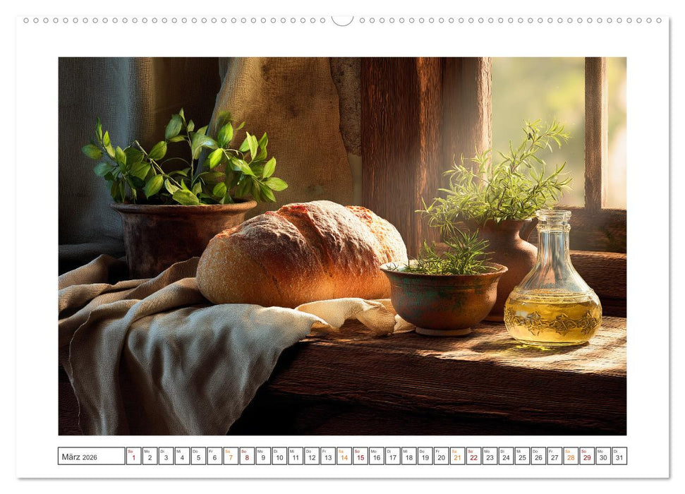Landleben auf dem Tisch (CALVENDO Premium Wandkalender 2026)