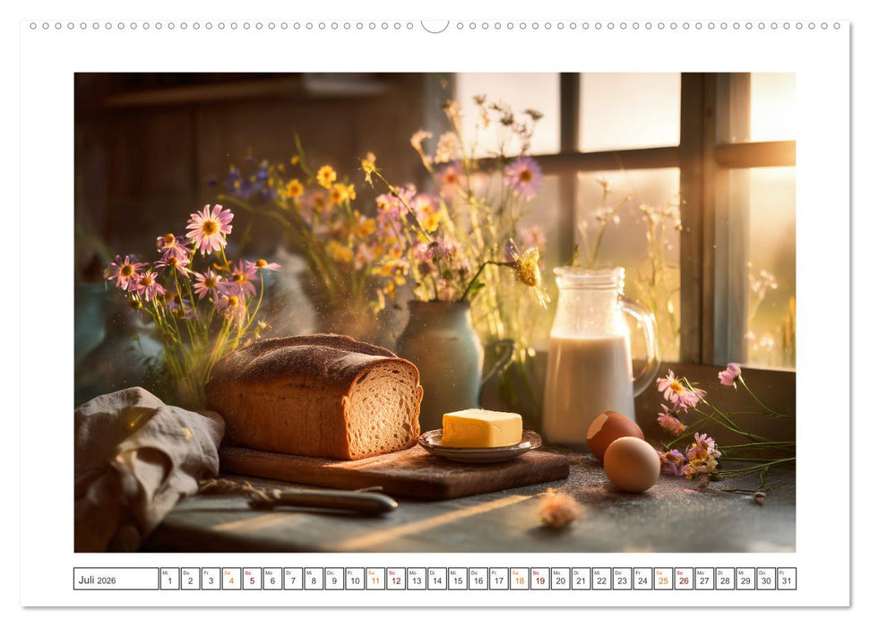 Landleben auf dem Tisch (CALVENDO Premium Wandkalender 2026)