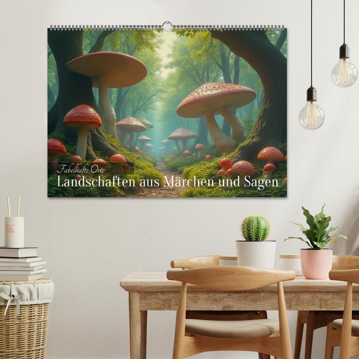 Fabelhafte Orte – Landschaften aus Märchen und Sagen (CALVENDO Wandkalender 2026)
