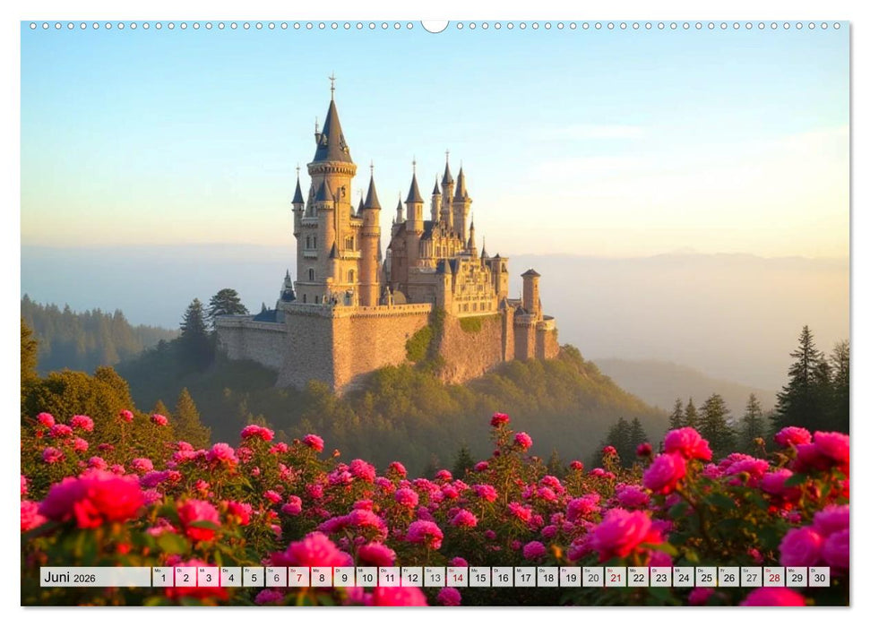 Fabelhafte Orte – Landschaften aus Märchen und Sagen (CALVENDO Wandkalender 2026)