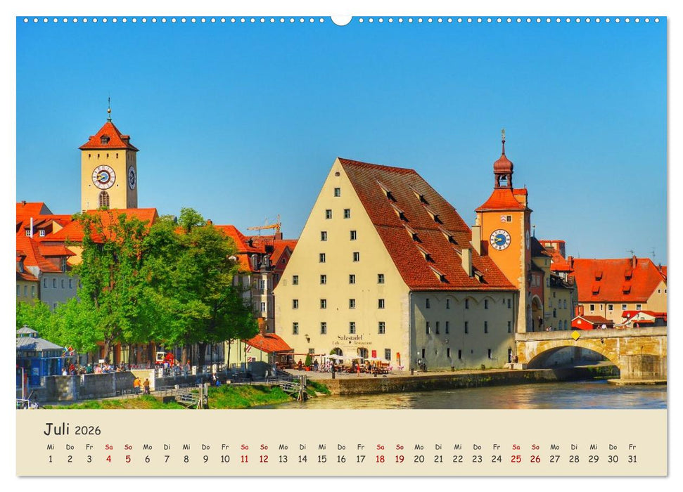 Regensburg. Du bist so schön (CALVENDO Premium Wandkalender 2026)