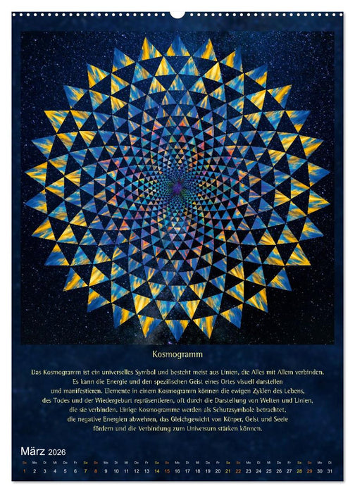 Heilige Geometrie und Bilder der Neuen Zeit (CALVENDO Wandkalender 2026)