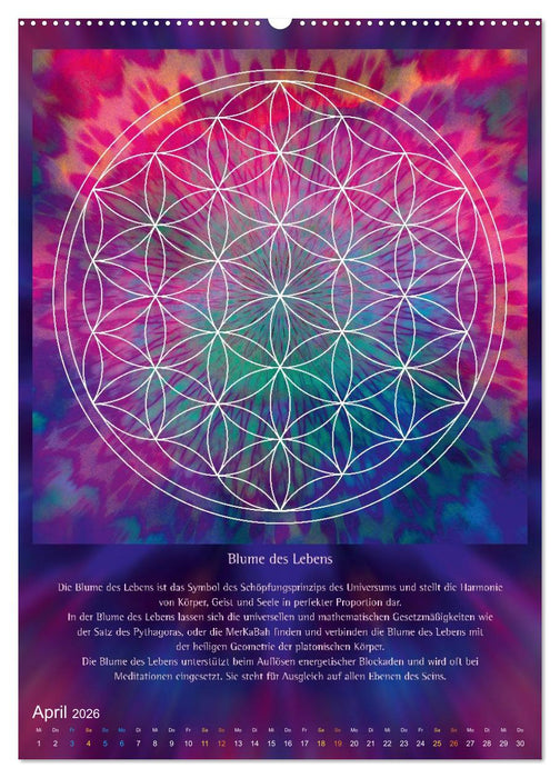 Heilige Geometrie und Bilder der Neuen Zeit (CALVENDO Wandkalender 2026)
