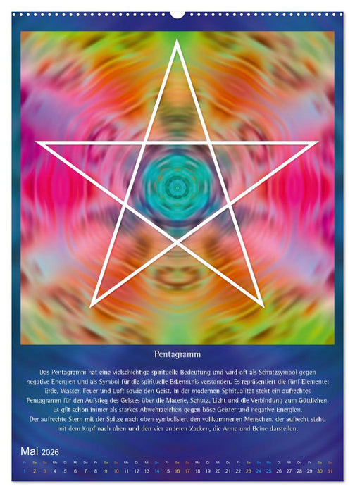 Heilige Geometrie und Bilder der Neuen Zeit (CALVENDO Wandkalender 2026)