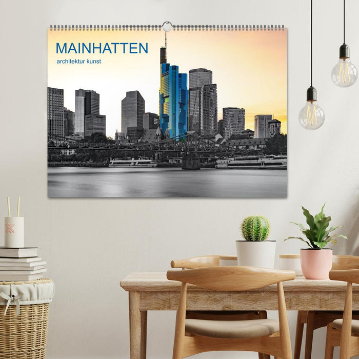 MAINHATTEN architektur kunst (CALVENDO Wandkalender 2026)