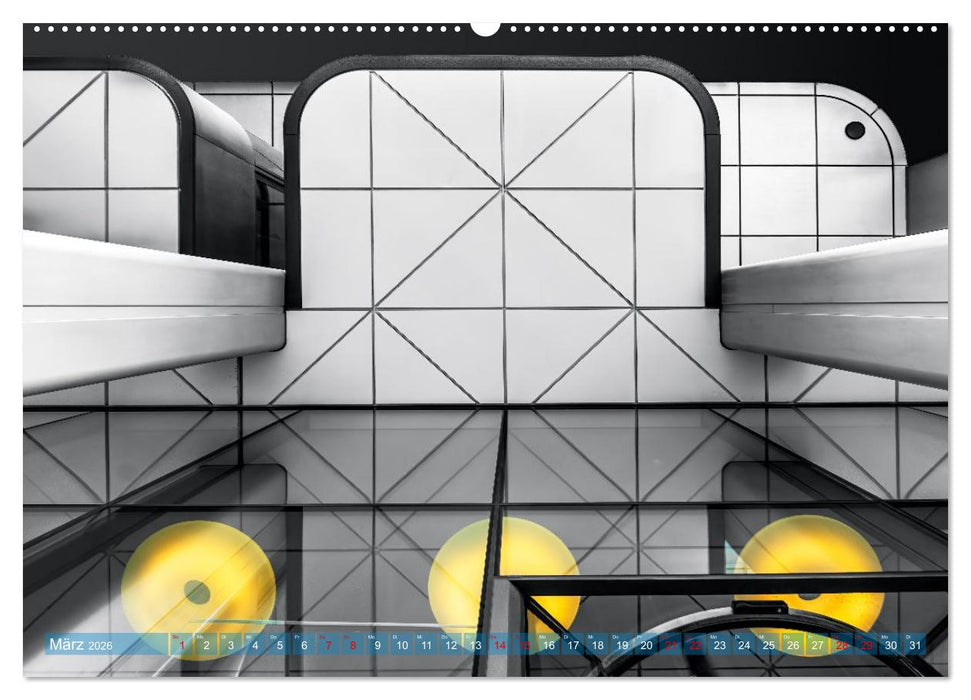 MAINHATTEN architektur kunst (CALVENDO Wandkalender 2026)