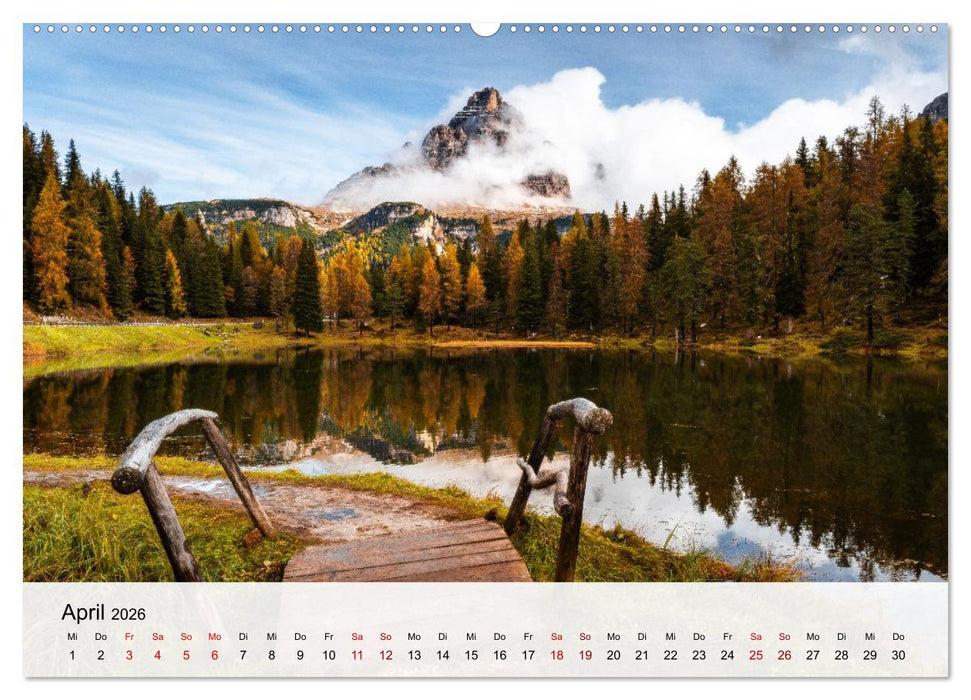 Die Dolomiten - Faszination Berge (CALVENDO Wandkalender 2026)