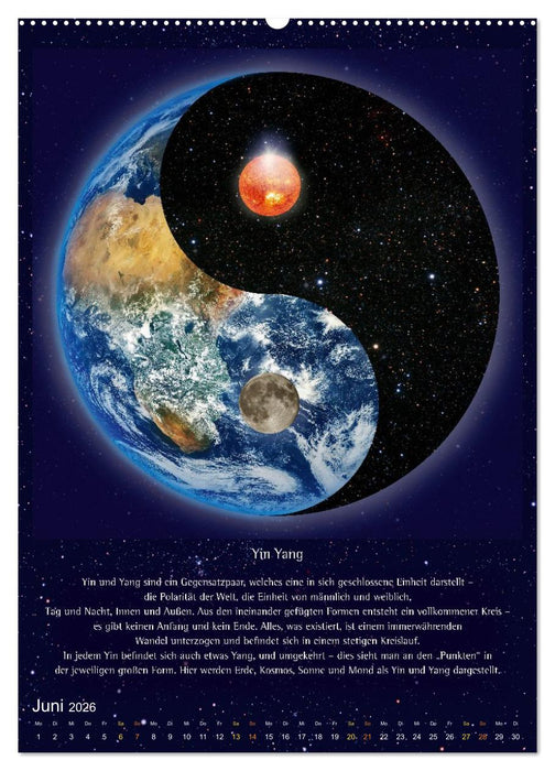 Heilige Geometrie und Bilder der Neuen Zeit (CALVENDO Premium Wandkalender 2026)