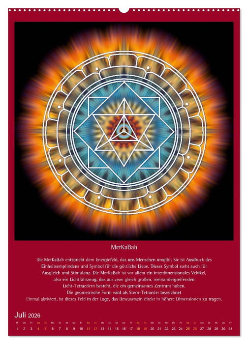Heilige Geometrie und Bilder der Neuen Zeit (CALVENDO Premium Wandkalender 2026)