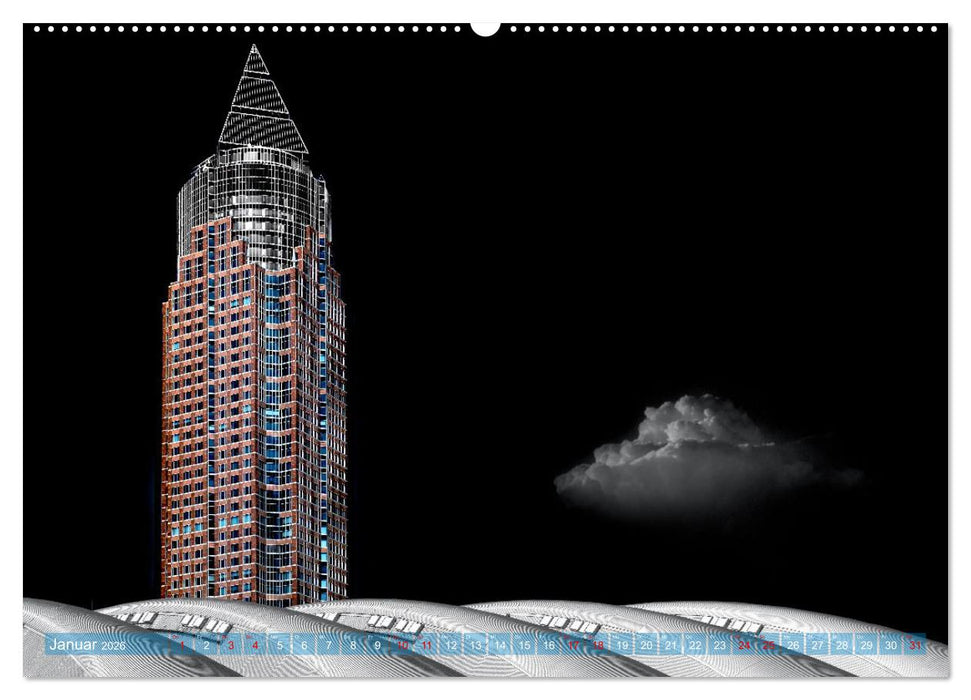 MAINHATTEN architektur kunst (CALVENDO Premium Wandkalender 2026)