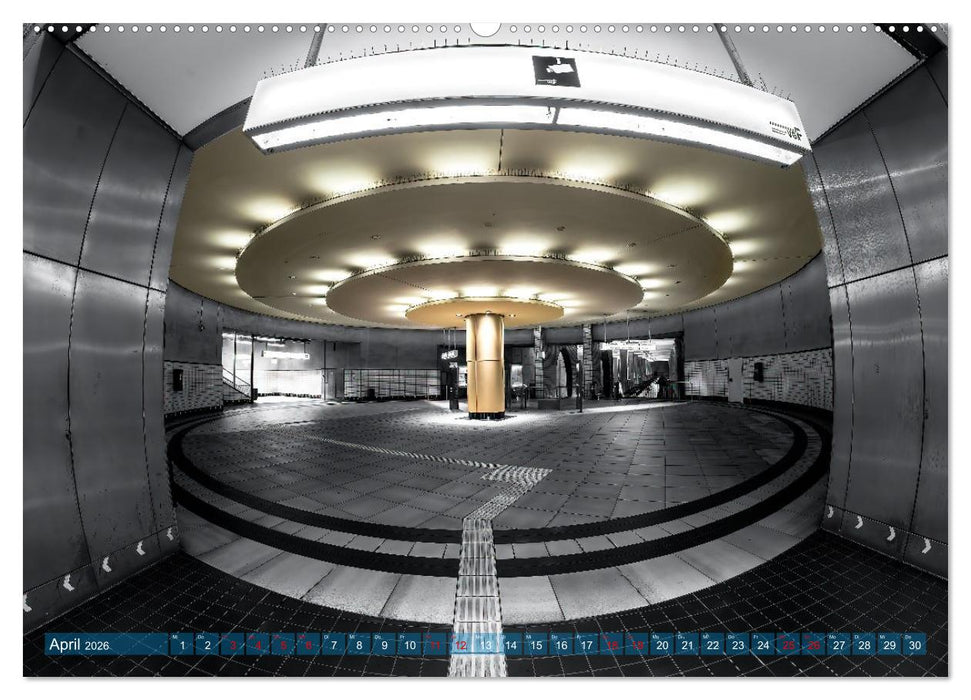 MAINHATTEN architektur kunst (CALVENDO Premium Wandkalender 2026)