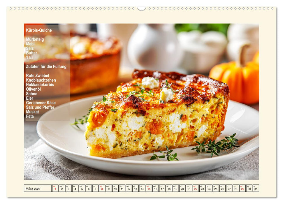 Kürbis-Freestyle-Kochen. Zutaten und Ideen. Mach dein Gericht daraus! (CALVENDO Premium Wandkalender 2026)