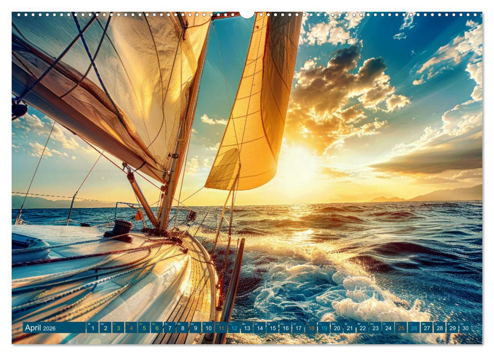 SEGELN - unterwegs mit dem Wind (CALVENDO Wandkalender 2026)