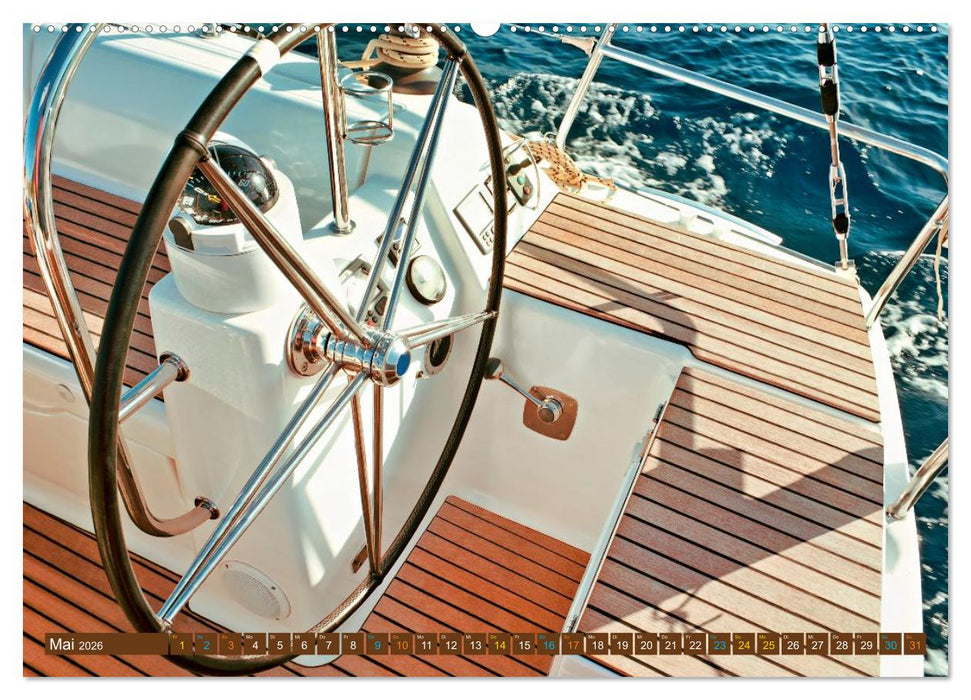 SEGELN - unterwegs mit dem Wind (CALVENDO Premium Wandkalender 2026)