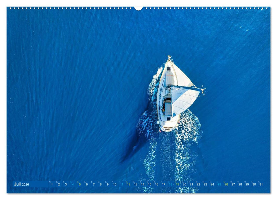 SEGELN - unterwegs mit dem Wind (CALVENDO Premium Wandkalender 2026)