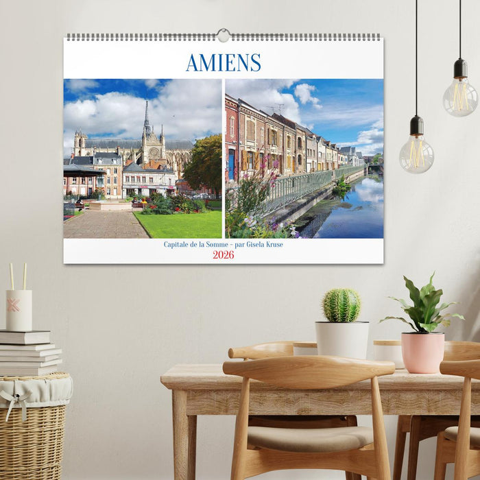 Amiens - Capitale de la Somme (CALVENDO Calendrier mensuel 2026)